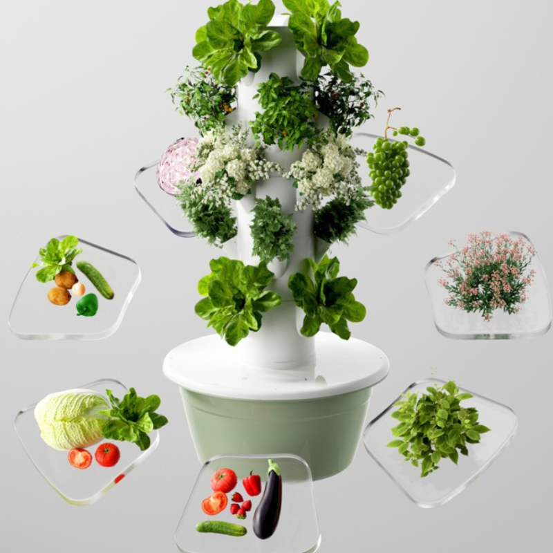 vertical hydroponic tower system