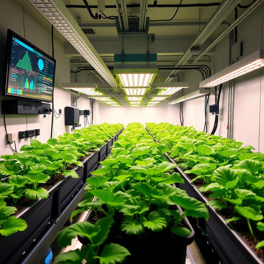 indoor plant container growing system