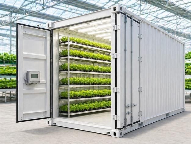 hemp container farming system