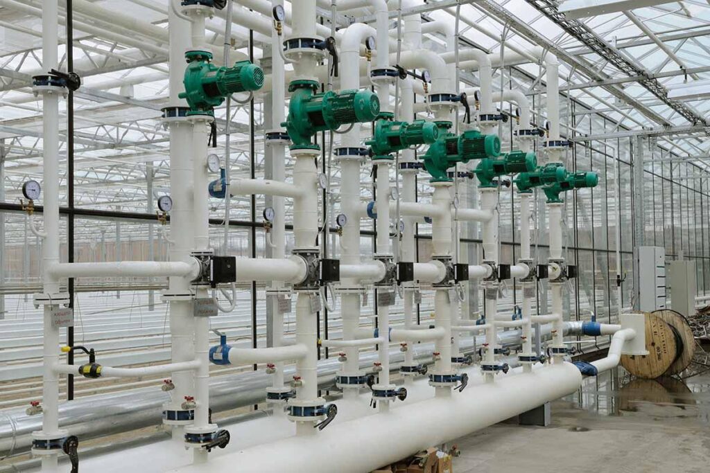 greenhouse heating system