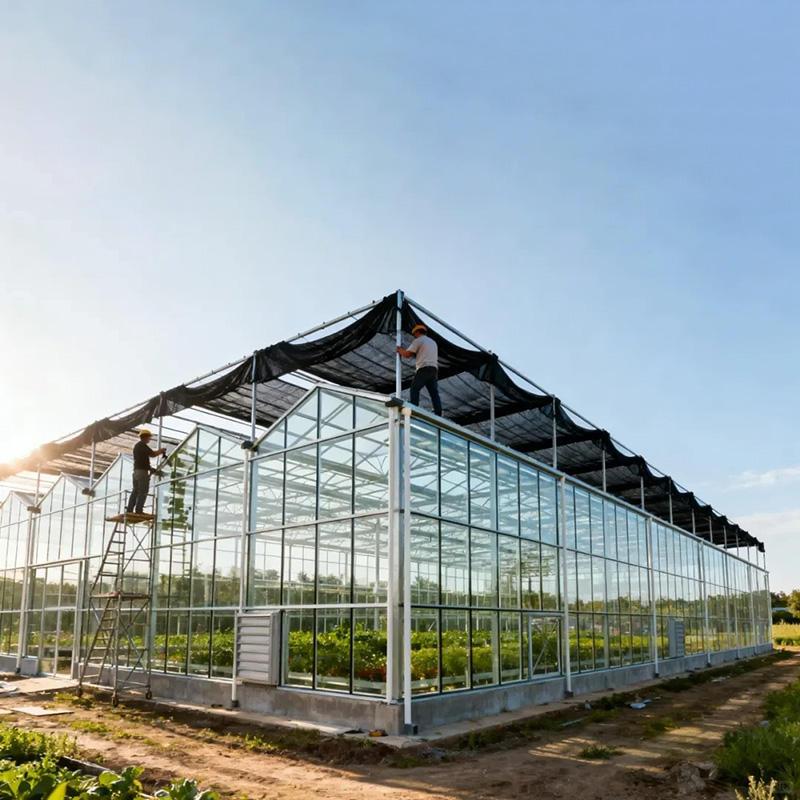 greenhouse shade system