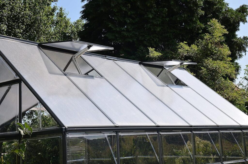 greenhouse roof ventilation system