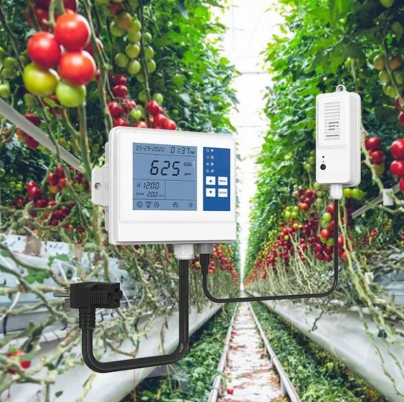 greenhouse CO₂ enrichment system