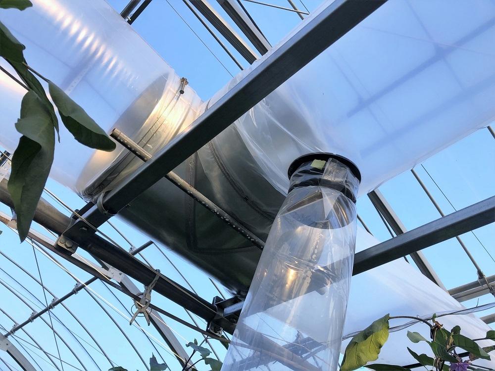 greenhouse CO₂ enrichment system
